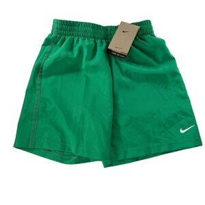 Nike Kids Dri-FIT Green Athletic Shorts Standard Fit Size Small‎ NEW